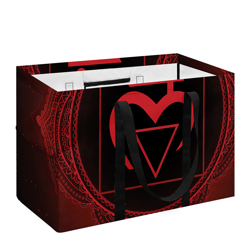Muladhara Chakra Symbol Print Utility Tote Bag