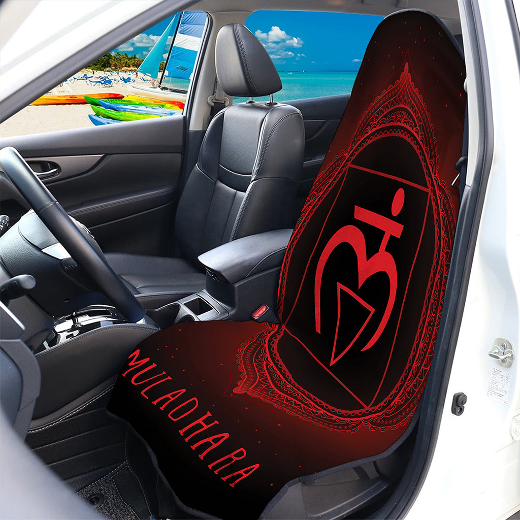 Muladhara Chakra Symbol Print Waterproof Car Seat Cover