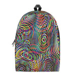 Multicolor Psychedelic Print Backpack