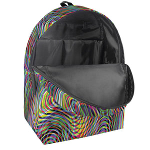 Multicolor Psychedelic Print Backpack