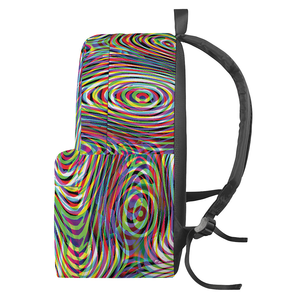 Multicolor Psychedelic Print Backpack