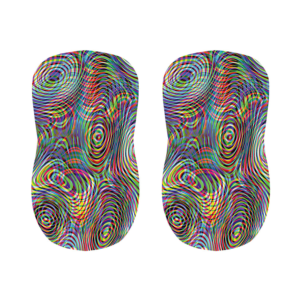 Multicolor Psychedelic Print Bar Stool Covers