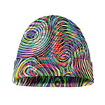 Multicolor Psychedelic Print Beanie