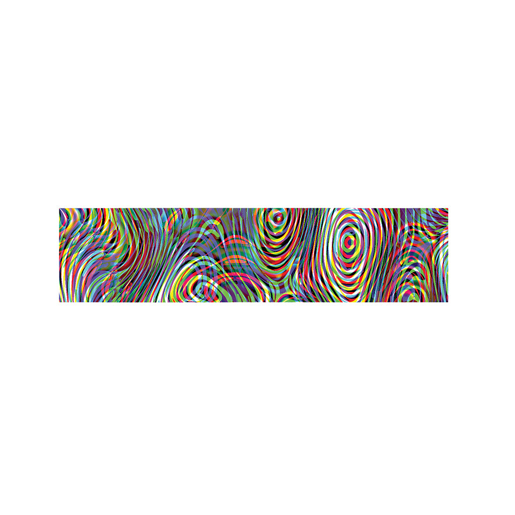 Multicolor Psychedelic Print Bed Runner