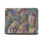 Multicolor Psychedelic Print Bifold Wallet