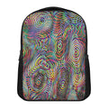 Multicolor Psychedelic Print Casual Backpack