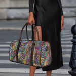 Multicolor Psychedelic Print Duffle Bag