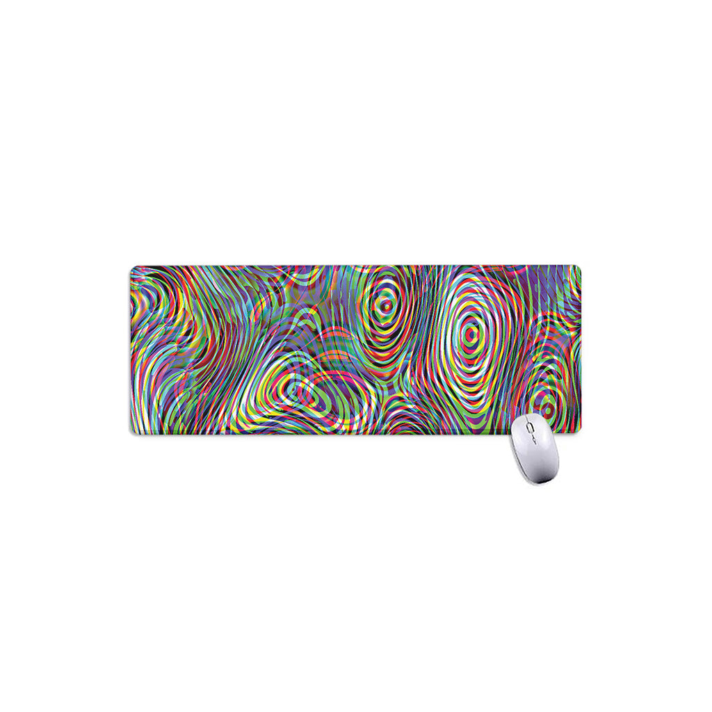 Multicolor Psychedelic Print Extended Mouse Pad