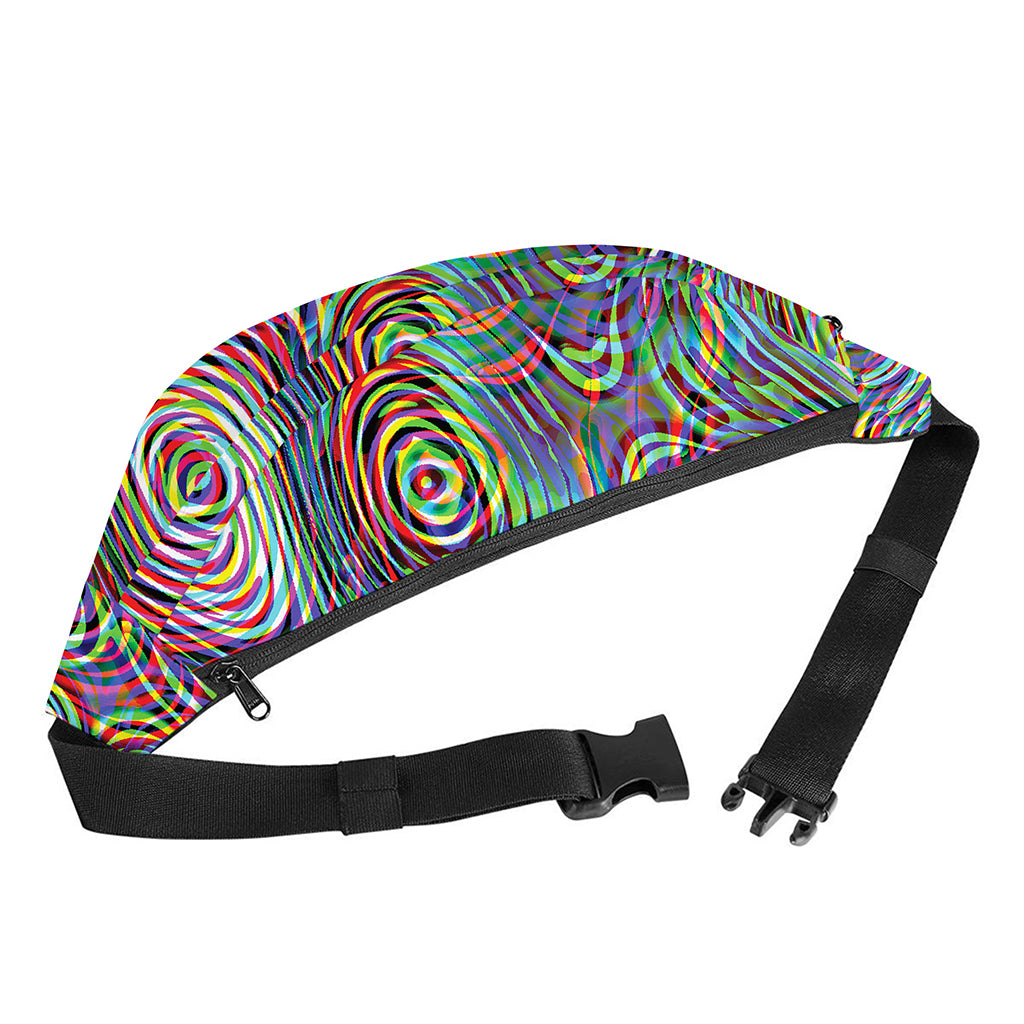 Multicolor Psychedelic Print Fanny Pack