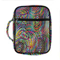 Multicolor Psychedelic Print Front Pocket Bible Bag