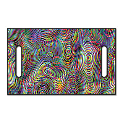 Multicolor Psychedelic Print Golf Cart Seat Cover