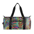 Multicolor Psychedelic Print Gym Bag