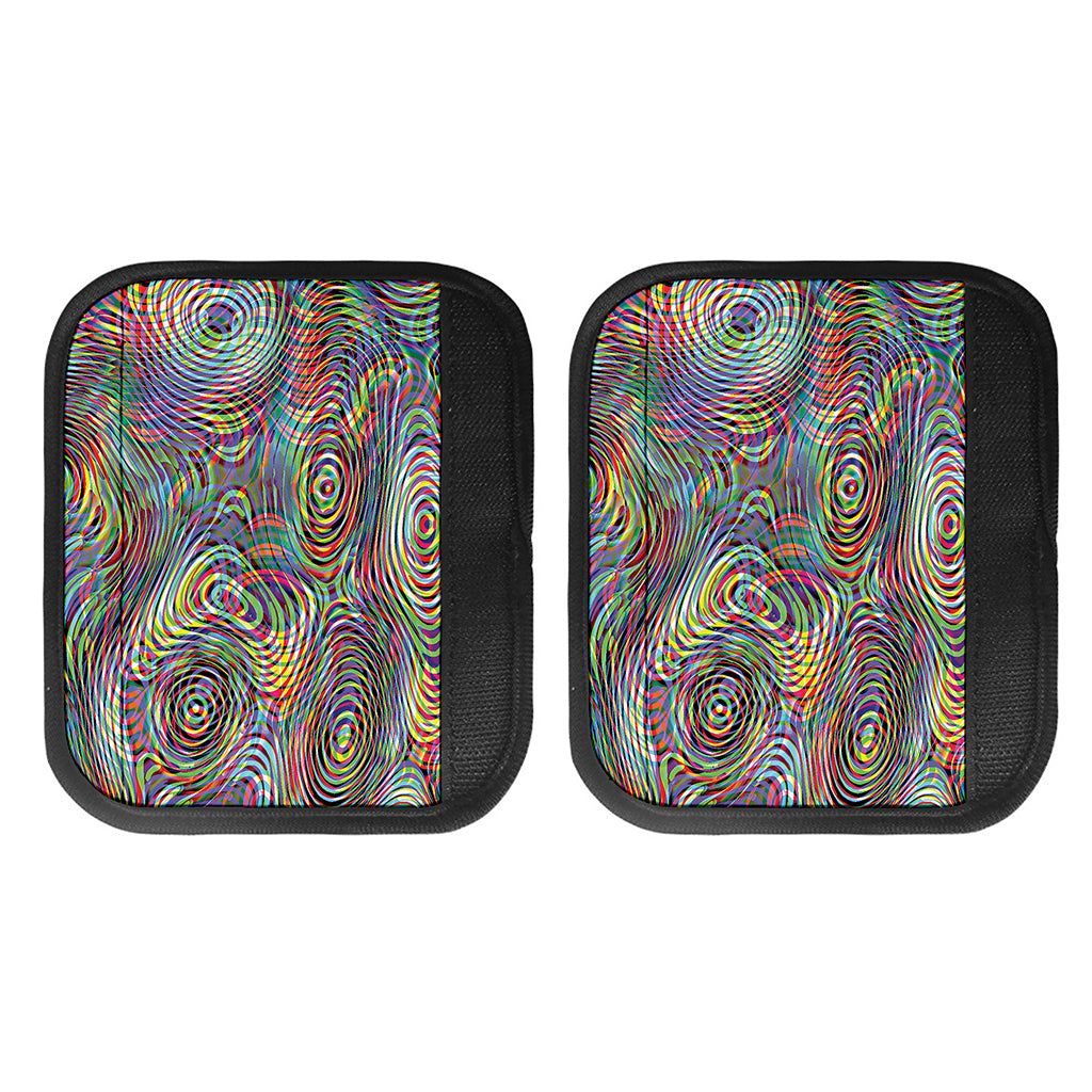 Multicolor Psychedelic Print Handle Covers
