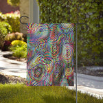Multicolor Psychedelic Print House Flag