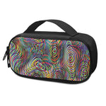 Multicolor Psychedelic Print Insulin Cooler Travel Case