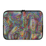 Multicolor Psychedelic Print Laptop Sleeve