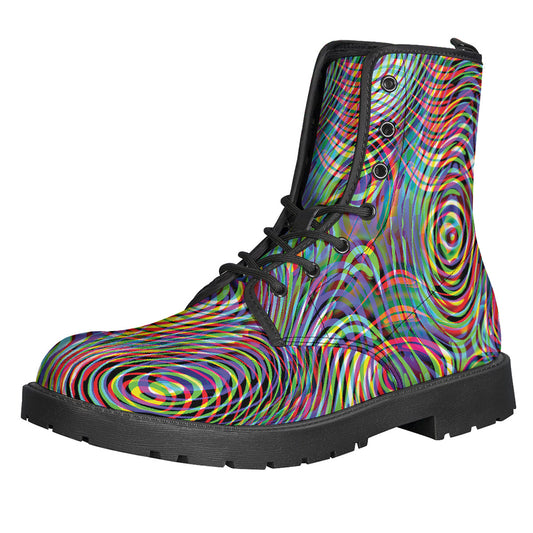 Multicolor Psychedelic Print Backpack