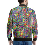 Multicolor Psychedelic Print Men's Bomber Jacket