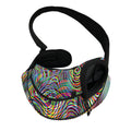 Multicolor Psychedelic Print Pet Sling Carrier