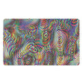 Multicolor Psychedelic Print Polyester Doormat