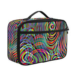 Multicolor Psychedelic Print Portable Lunch Bag