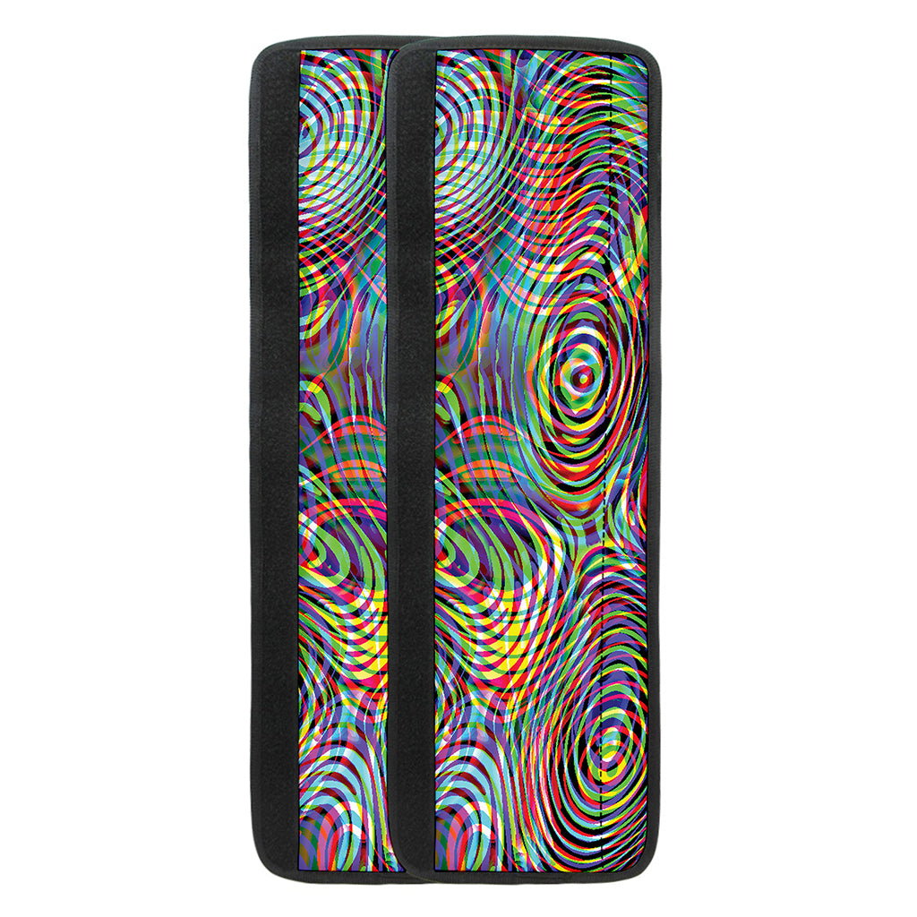 Multicolor Psychedelic Print Refrigerator Handle Covers