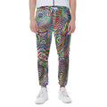 Multicolor Psychedelic Print Joggers