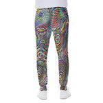 Multicolor Psychedelic Print Scuba Joggers