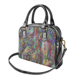 Multicolor Psychedelic Print Shoulder Handbag