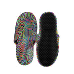 Multicolor Psychedelic Print Slippers