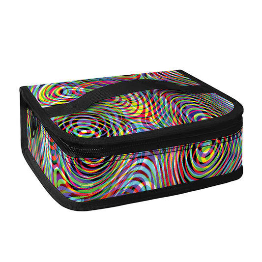 Multicolor Psychedelic Print Small Lunch Bag