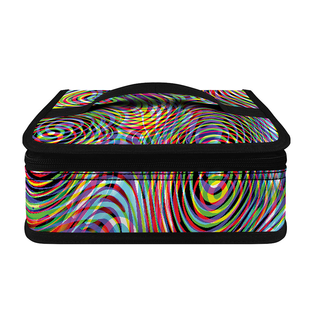 Multicolor Psychedelic Print Small Lunch Bag