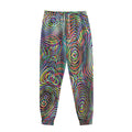 Multicolor Psychedelic Print Sweatpants