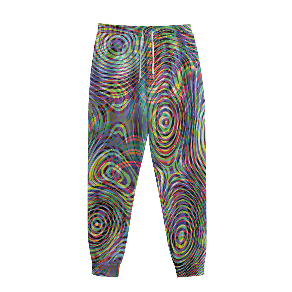 Multicolor Psychedelic Print Sweatpants
