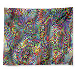 Multicolor Psychedelic Print Tapestry