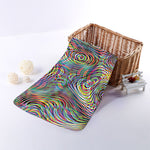 Multicolor Psychedelic Print Towel