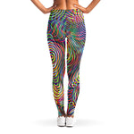 Multicolor Psychedelic Print Women's Leggings