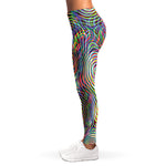 Multicolor Psychedelic Print Women's Leggings