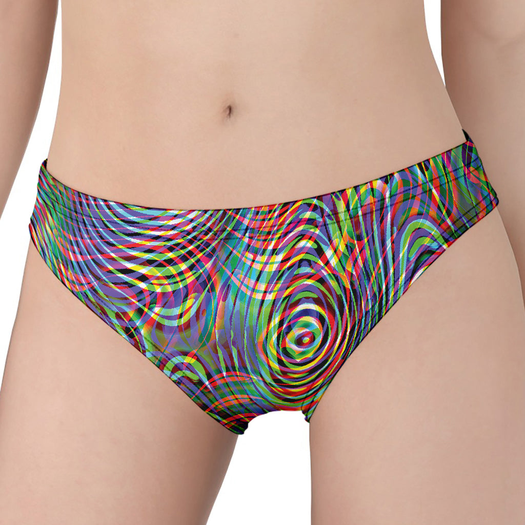 Multicolor Psychedelic Print Women's Panties