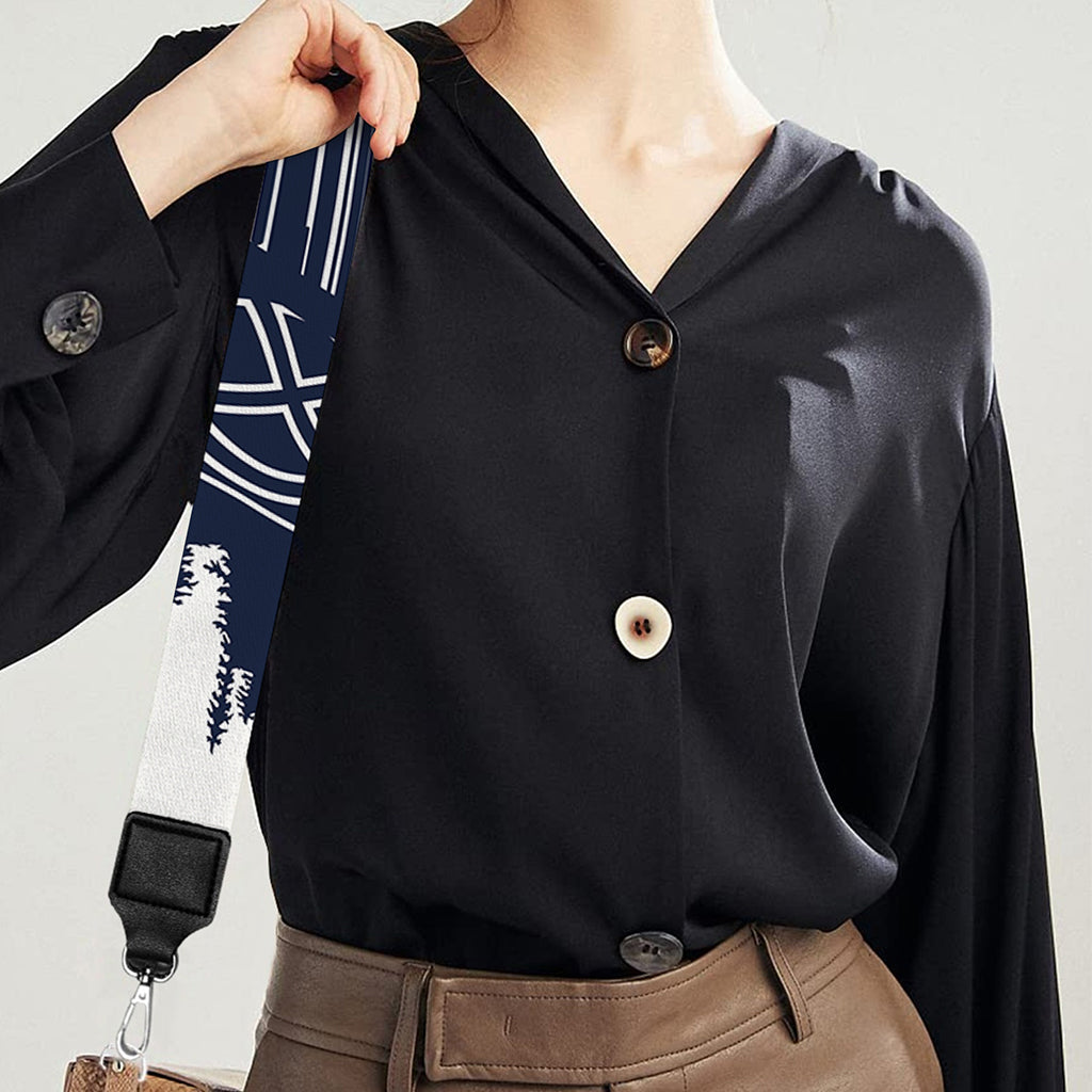 Mystical Lunar Phase Print Bag Strap