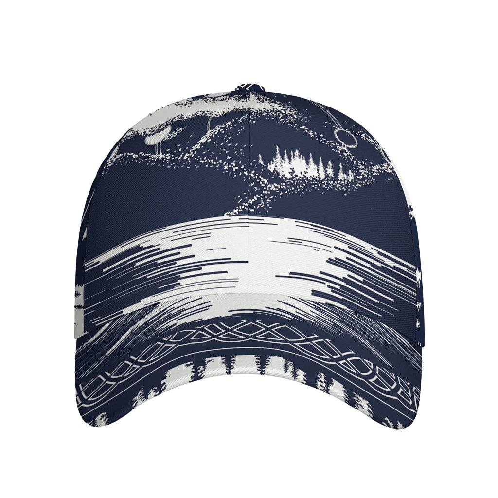 Mystical Lunar Phase Print Baseball Cap