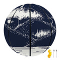 Mystical Lunar Phase Print Basketball