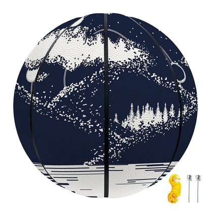 Mystical Lunar Phase Print Basketball