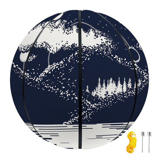 Mystical Lunar Phase Print Basketball