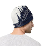 Mystical Lunar Phase Print Beanie