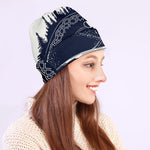 Mystical Lunar Phase Print Beanie