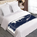 Mystical Lunar Phase Print Bed Runner