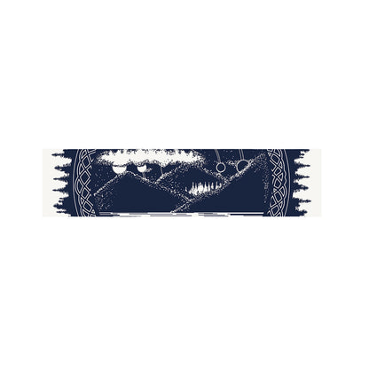 Mystical Lunar Phase Print Bed Runner