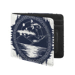 Mystical Lunar Phase Print Bifold Wallet