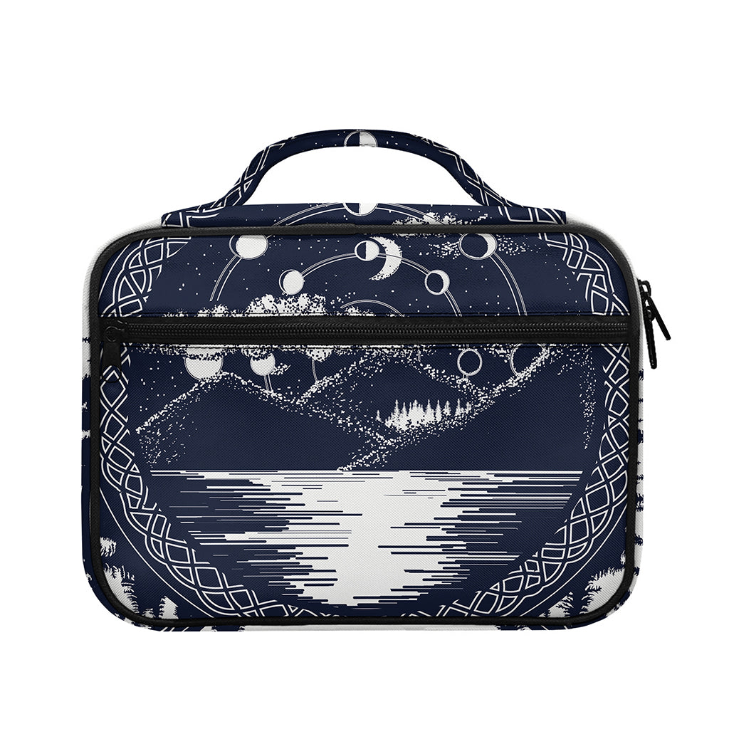 Mystical Lunar Phase Print Briefcase Bible Bag